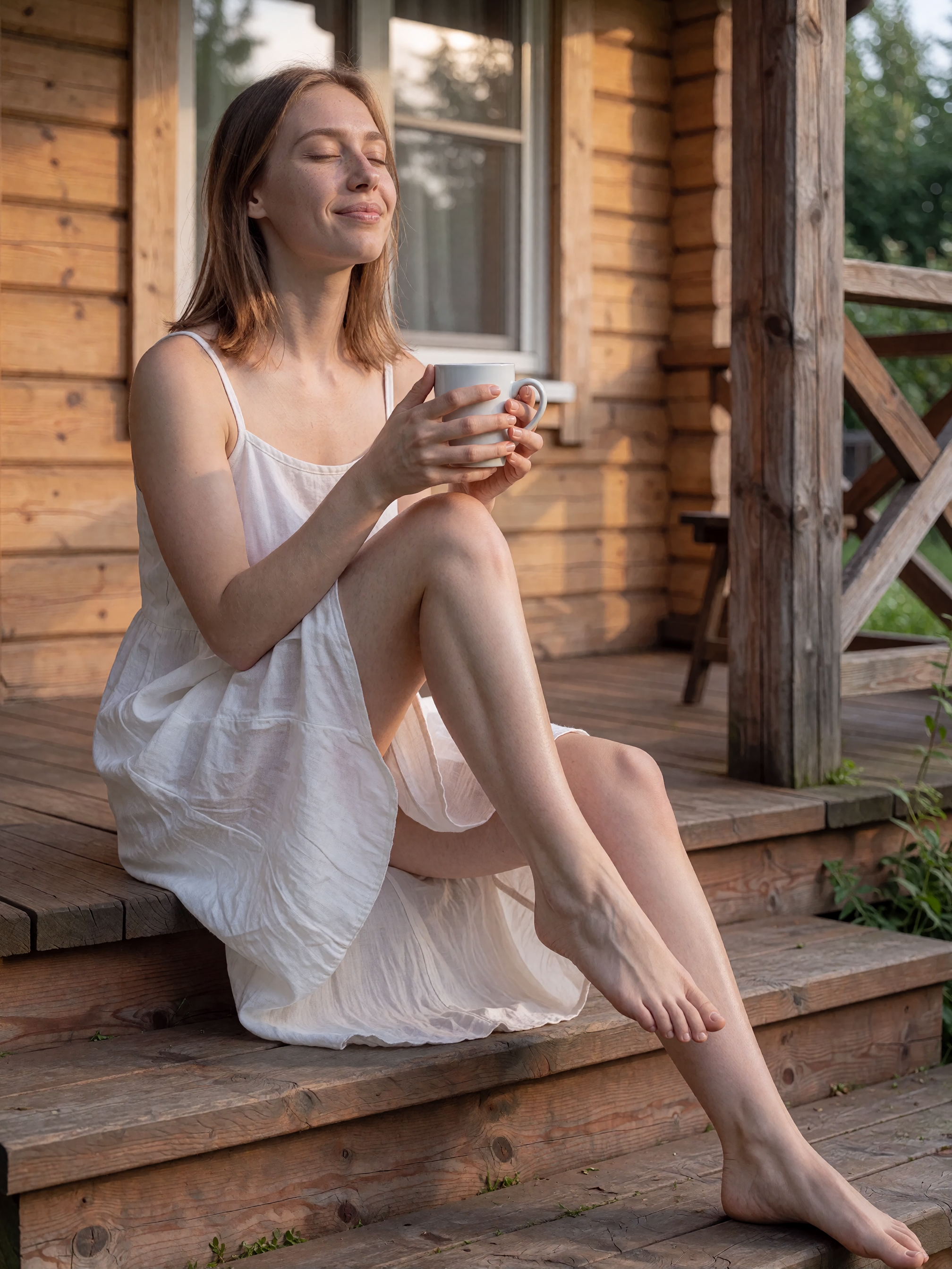 morning on the porch